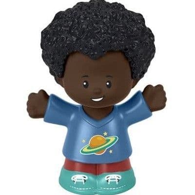 Fisher-Price Little People (Black Boy with space t-shirt)