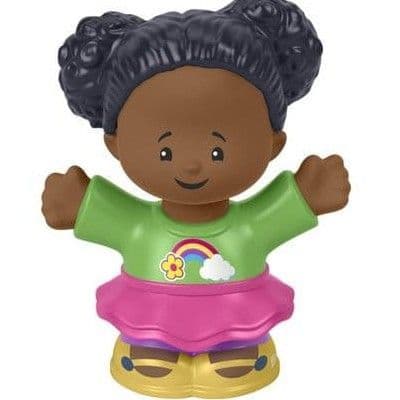 Fisher-Price Little People (Black Girl with rainbow T-shirt)