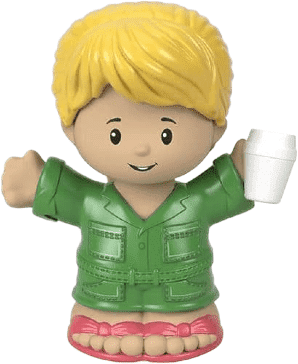 Fisher-Price Little People  (Blonde Hair woman with Cup)