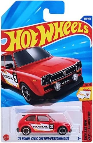 Hot Wheels 73 Honda Civic Custom (full card)
