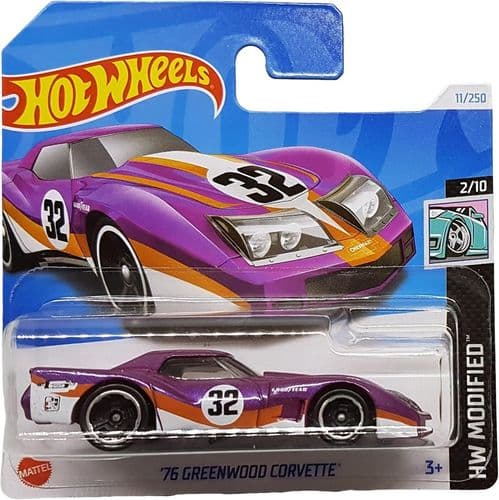Hot Wheels - '76 Greenwood Corvette Car