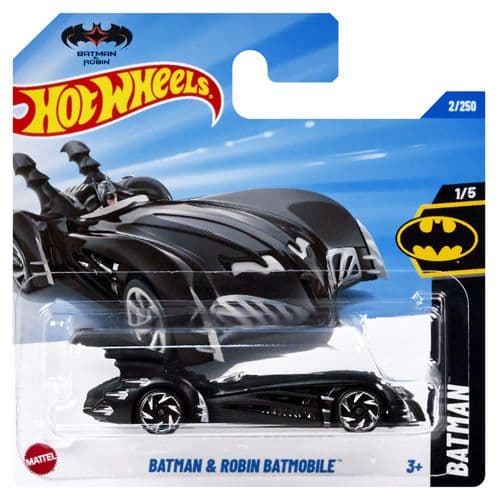 Hot Wheels Batman & Robin Batmobile Car