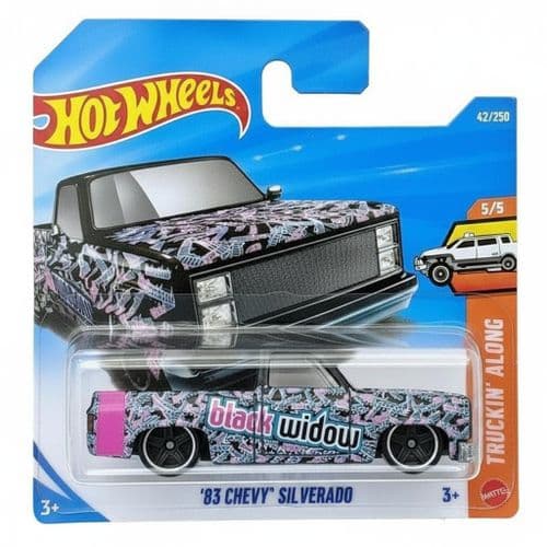 Hot Wheels ' Black Widow 83 Chevy Silverado