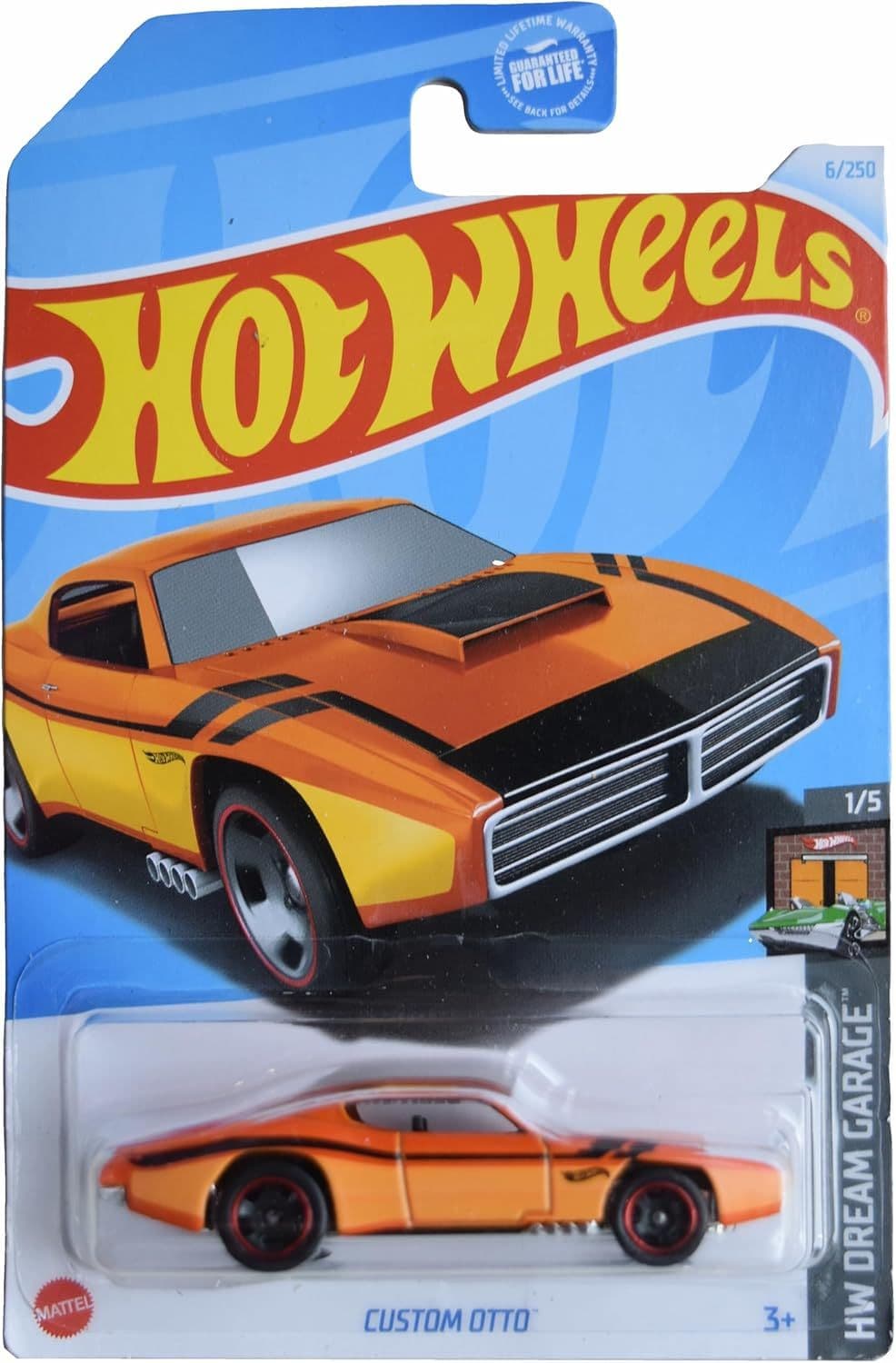 Hot Wheels Custom Otto Orange Car