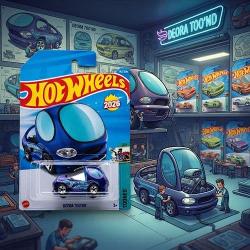 Hot Wheels Deora TOO'ND (Dark Blue)