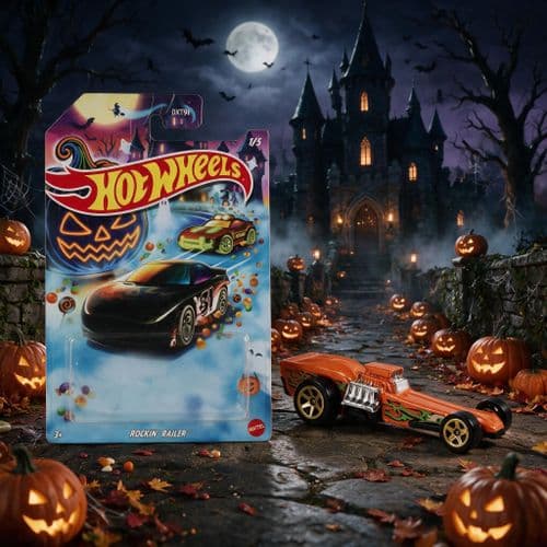Hot Wheels Halloween Rockin Railer