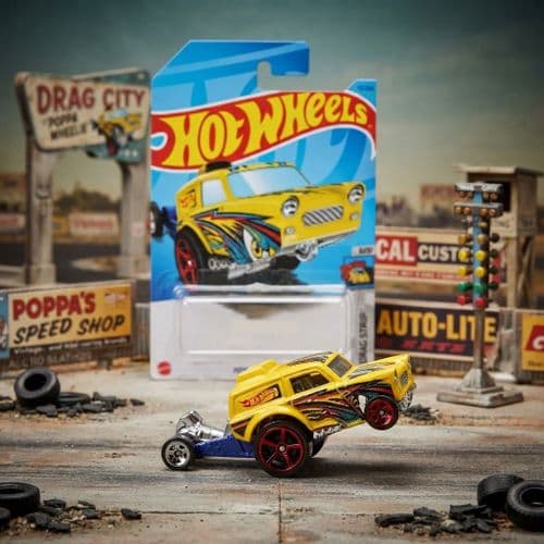 Hot Wheels HW Poppa Wheelie Car
