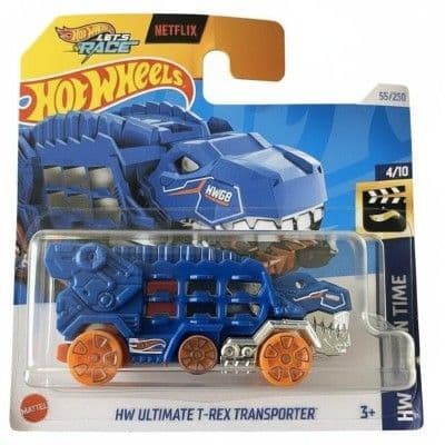 Hot Wheels HW Ultilmate T-REX Transporter (Orange and Blue)