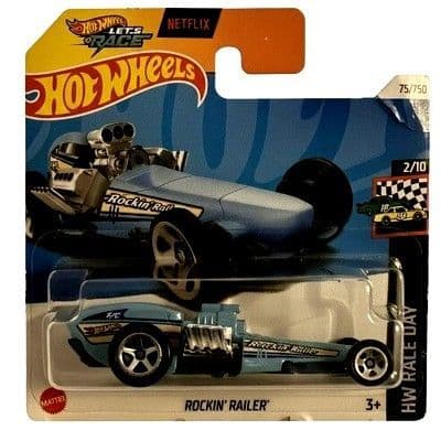 Hot Wheels Light Blue Rockin Railer