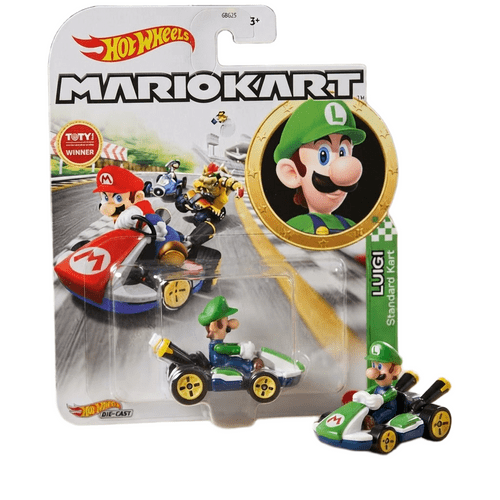 Hot Wheels Mario Kart Luigi Car