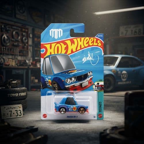 Hot Wheels Mazda RX-3 Car