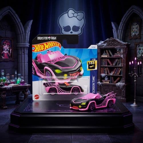Hot Wheels - Monster High Ghoul Mobile (Black/Pink