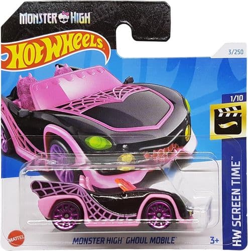 Hot Wheels Monster High Ghoul Mobile Car (Pink)