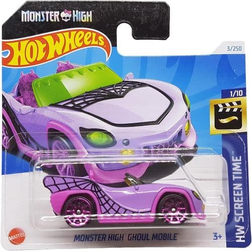 Hot Wheels  Monster High Ghoul Mobile Car (pink)