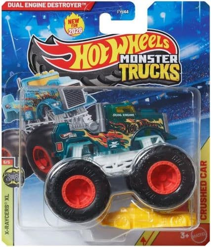 Hot Wheels Monster Truck-Dual Engine Destroyer