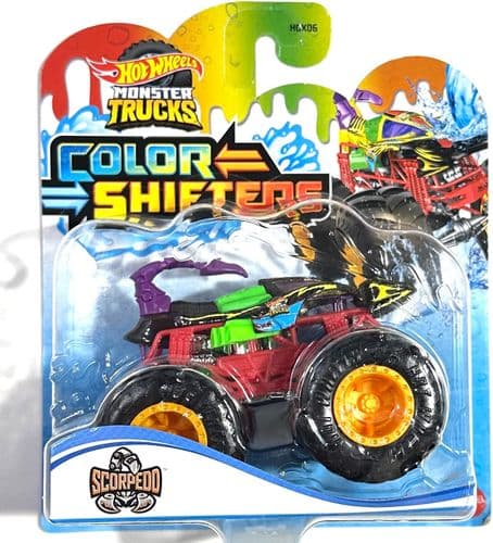 Hot Wheels Monster Trucks Colour Shifters- Scorpedo