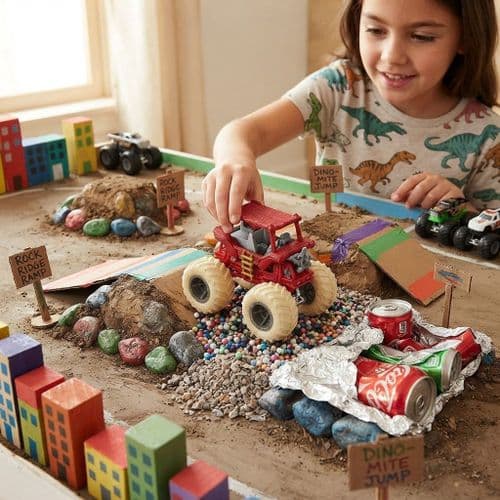 Hot Wheels Monster Trucks Flintstones Flintmobile