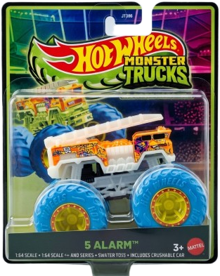 Hot Wheels Monster Trucks Glow in the Dark 5 Alarm