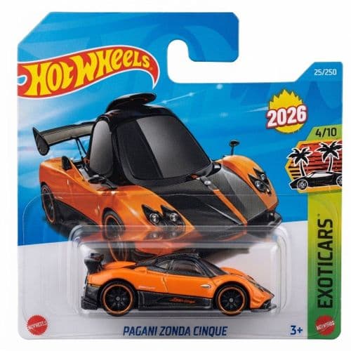 Hot Wheels Pagani Zonda Cinque (Orange)
