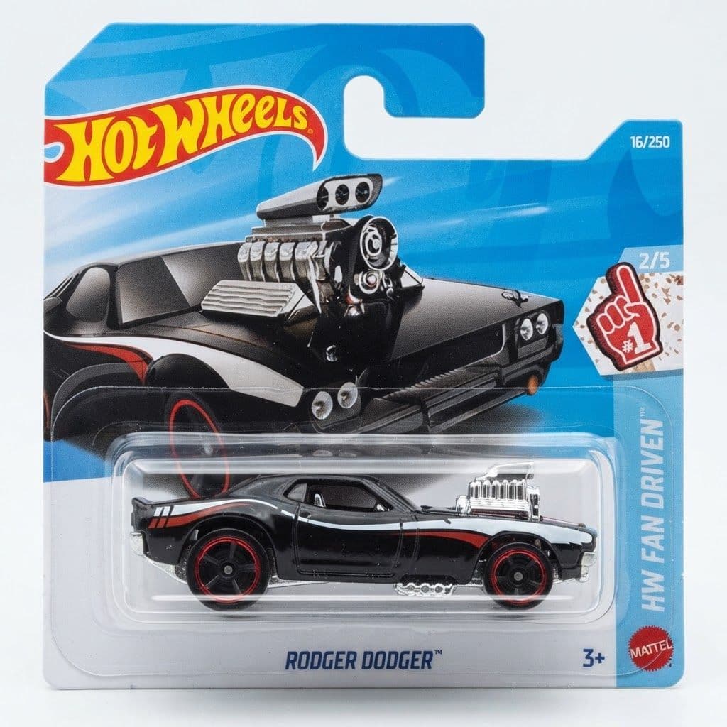 Hot Wheels Rodger Dodger Red and Black 1