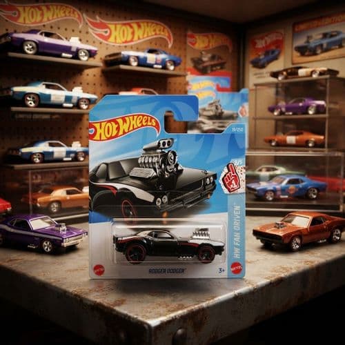 Hot Wheels Rodger Dodger Red and Black (1)