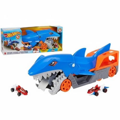 Hot Wheels Shark Chomp Transporter Playset