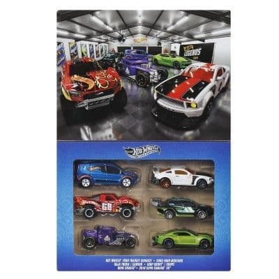 Hot Wheels Silver Series Die-Cast Vehicle 6-Pack 1/64 Legends