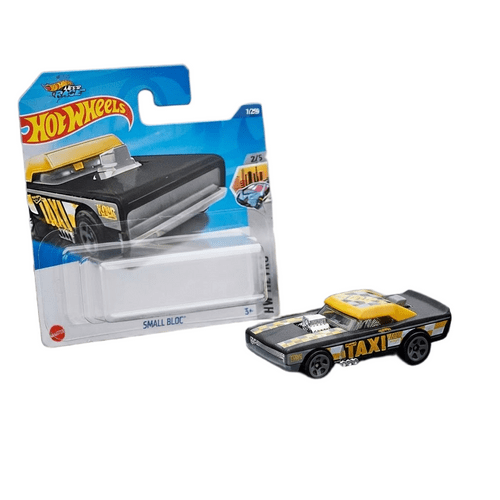 Hot Wheels Small Bloc Taxi Car