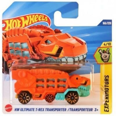 Hot Wheels  Ultimate T-Rex Transporter Orange Car