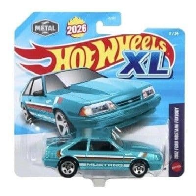 Hot Wheels XL 1992  Ford Mustang Foxbody