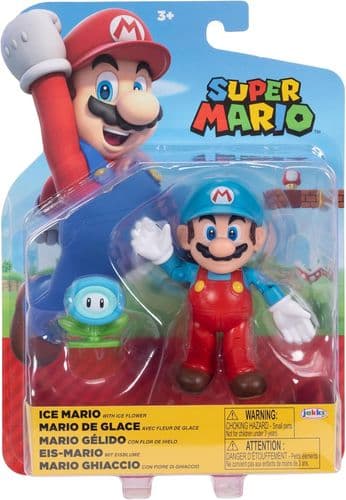 Ice Super Mario 4-Inch Figure with Ice Flower