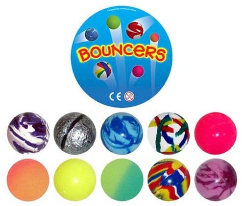 Jumbo Super Bouncers 60mm Party Balls 1 Ball Per Order.