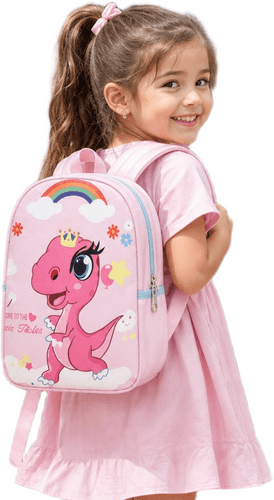 Kids Backpack Lightweight Nylon Cartoon Dinosaur Unicorn School Bag