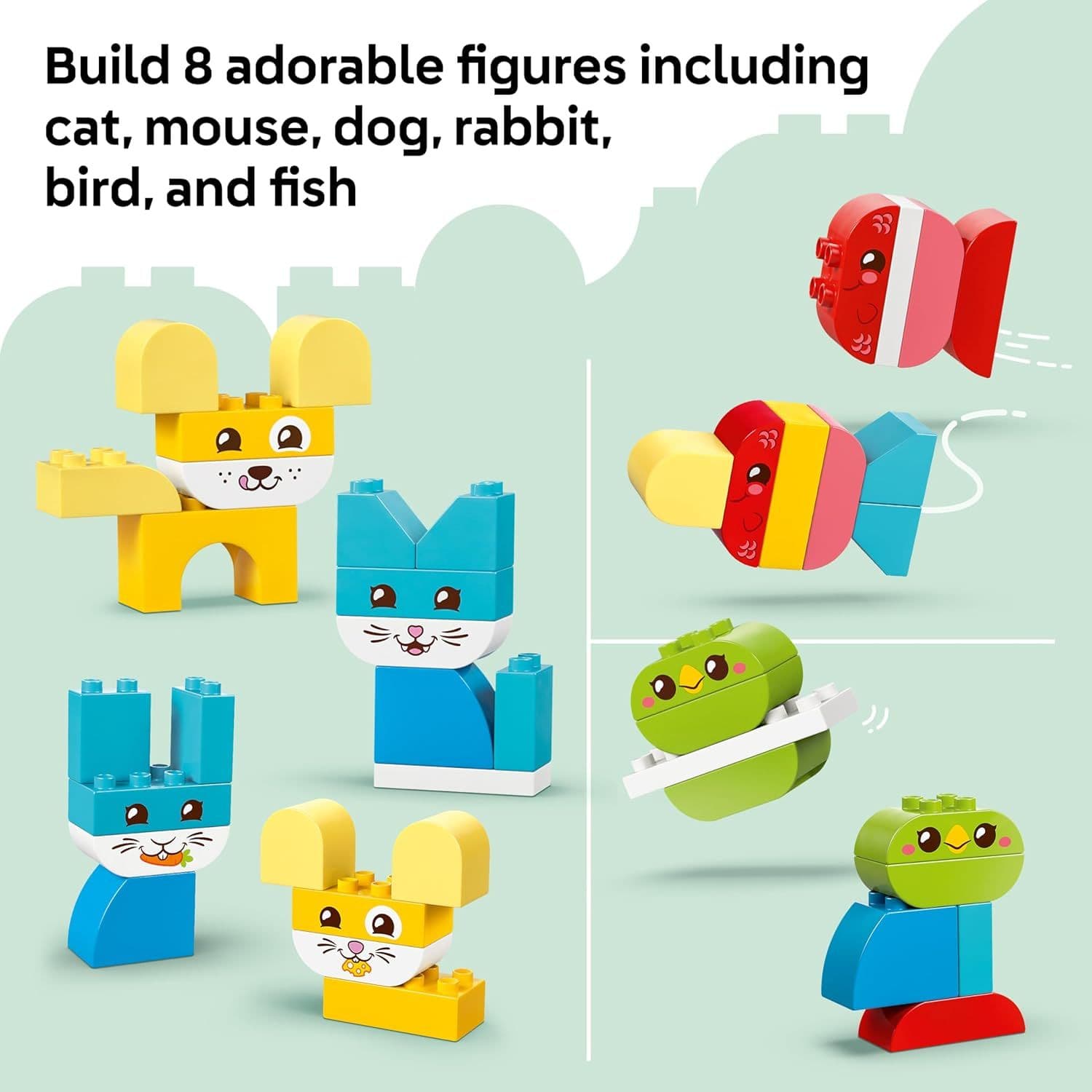 Lego Duplo 3 in 1 My First Creative Cute Pets Set