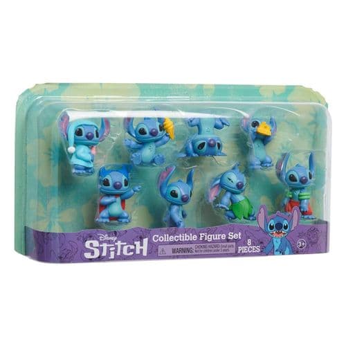 Lilo & Stitch Mini Figure 8-Pack Stitch Collectible Figure Set 7 cm Mini-Figures Lilo & Stitch