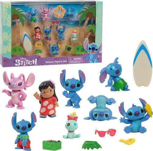 Lilo & Stitch Mini Figure 8-Pack Stitch Deluxe Figure Set 7 cm