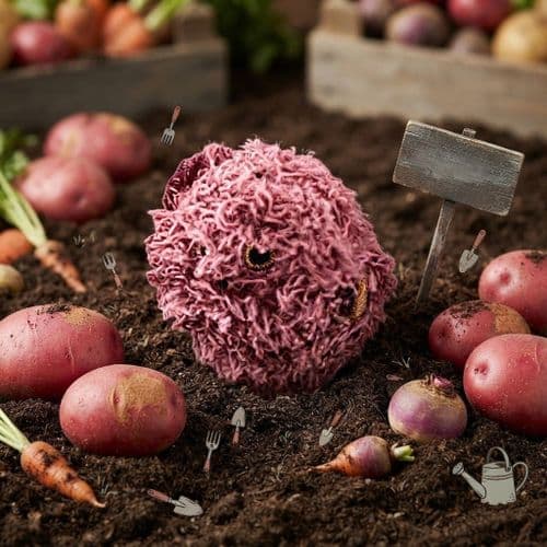 Living on the Veg,  Hadley Red Potato (series 2)