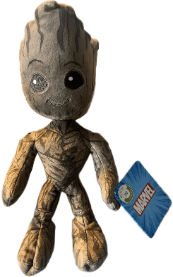 Marvel Groot 25 cm Soft Toy Plush to add to Your Guardians of the Galaxy Collection - Ideal for Cudd