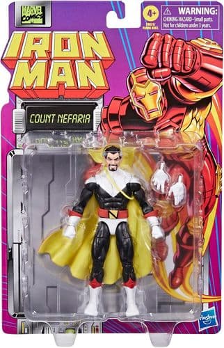 Marvel Legends Count Nefaria, Iron Man Comics  6-Inch Figure