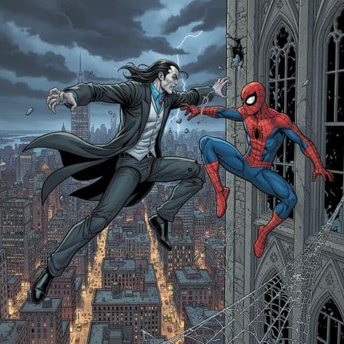 Marvel Legends Spider-Man Morlun Figure (FREE Marvel Legends Series Marvel's Shriek Figure)