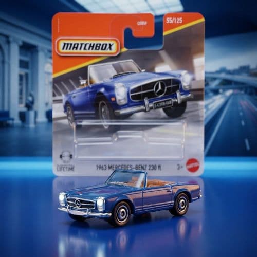 Matchbox 1963 Mercedes -Benz 230 SL Blue