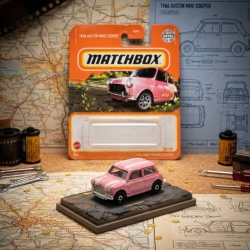 Matchbox 1964 Austin Mini Cooper Pink