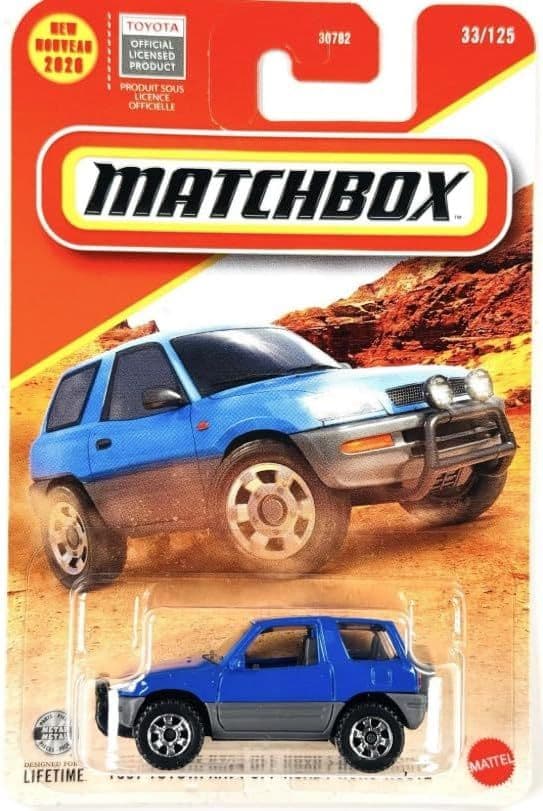 Matchbox 1997 Toyota RAV4 Off Road Blue