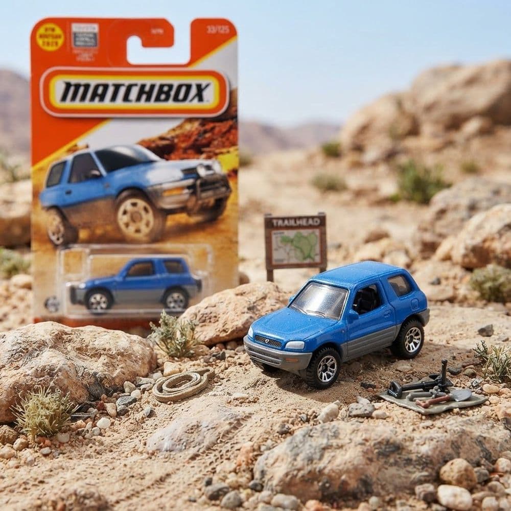 Matthbox Matchbox 1997 Toyota RAV4 Off Road Blue