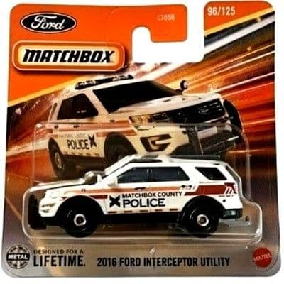 Matchbox 2016 Ford Interceptor Utility Car