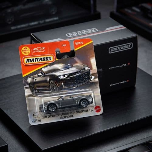 Matchbox 2024 Chevrolet Camaro ZL-1 Convertible Black