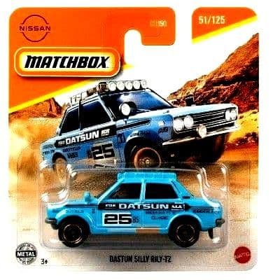 Matchbox '70 Datsun 510 Rally Car
