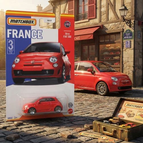 Matchbox France 3/6 2019 Fiat 500