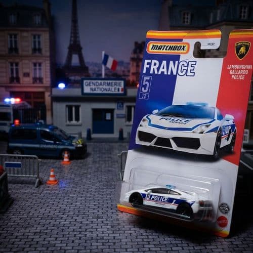 Matchbox France 5/6 Lamborghini Gallardo Police