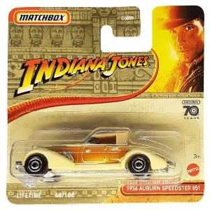Matchbox Indiana Jones 1936 Auburn Speedster 851 Car